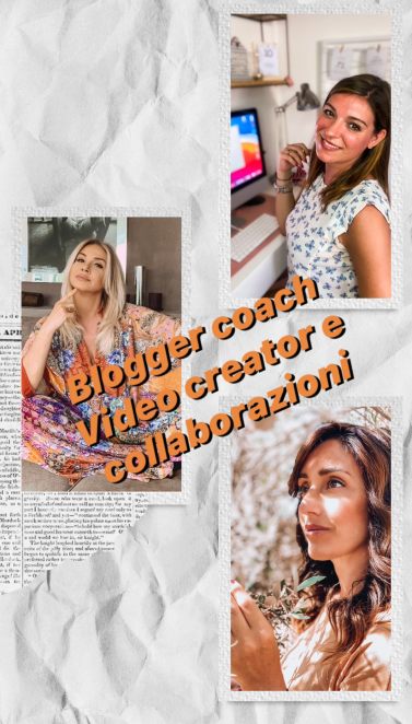 la copertina dell'intervista con Martina Vitale e Samantha Di Gennaro 
Blogger coach e Video creator
diretta Igtv